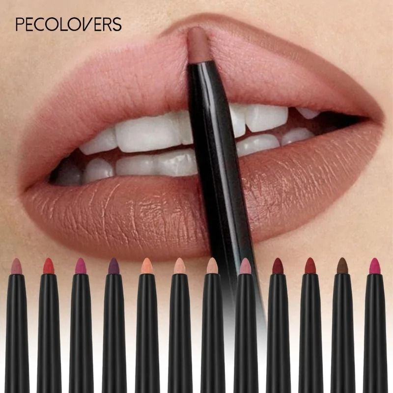 Waterproof Matte Red Contour Lipliner Pencil