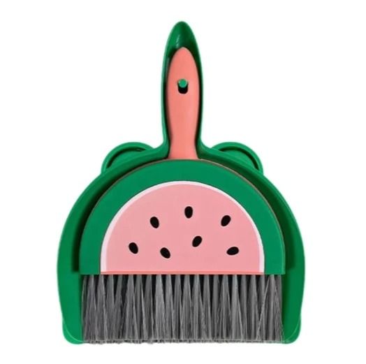 Cartoon Mini Broom & Dustpan Set – Desktop & Keyboard Cleaning Duo