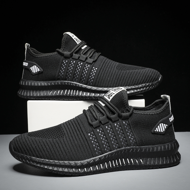 Casual Shoes Fashion Sneakers Lightweight Breathable Walking Shoe Lace Up Male Footwear
