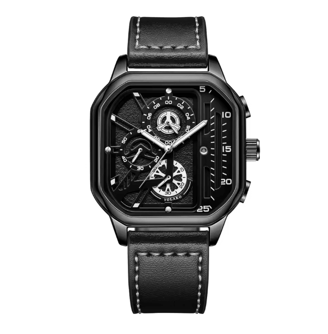 Square Dial Casual Mens Watch