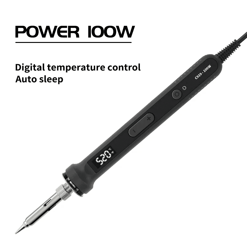 100W Digital Electric Soldering Iron Kit with LCD Temperature Control