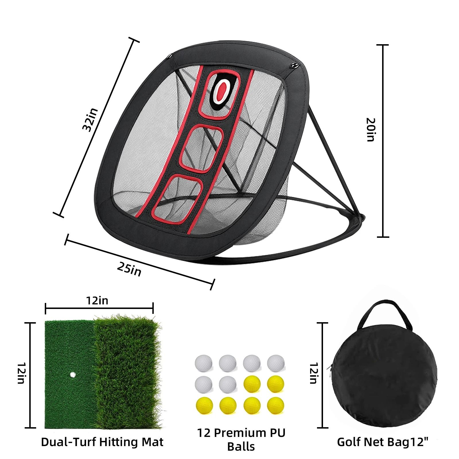 Heavy-Duty Golf Practice & Training Net