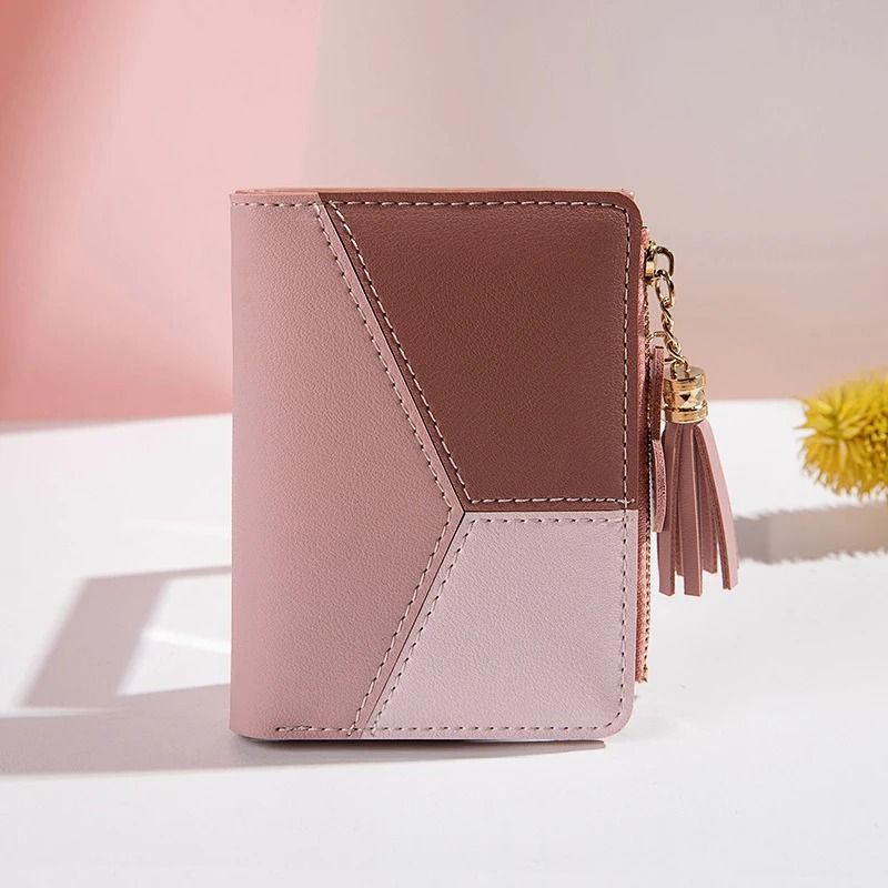 Womens PU Leather Foldable Wallet