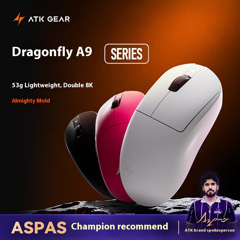 Lightweight E-sports Gaming Mouse, Pro Tri-Mode Custom PC Accessory for Precise Control