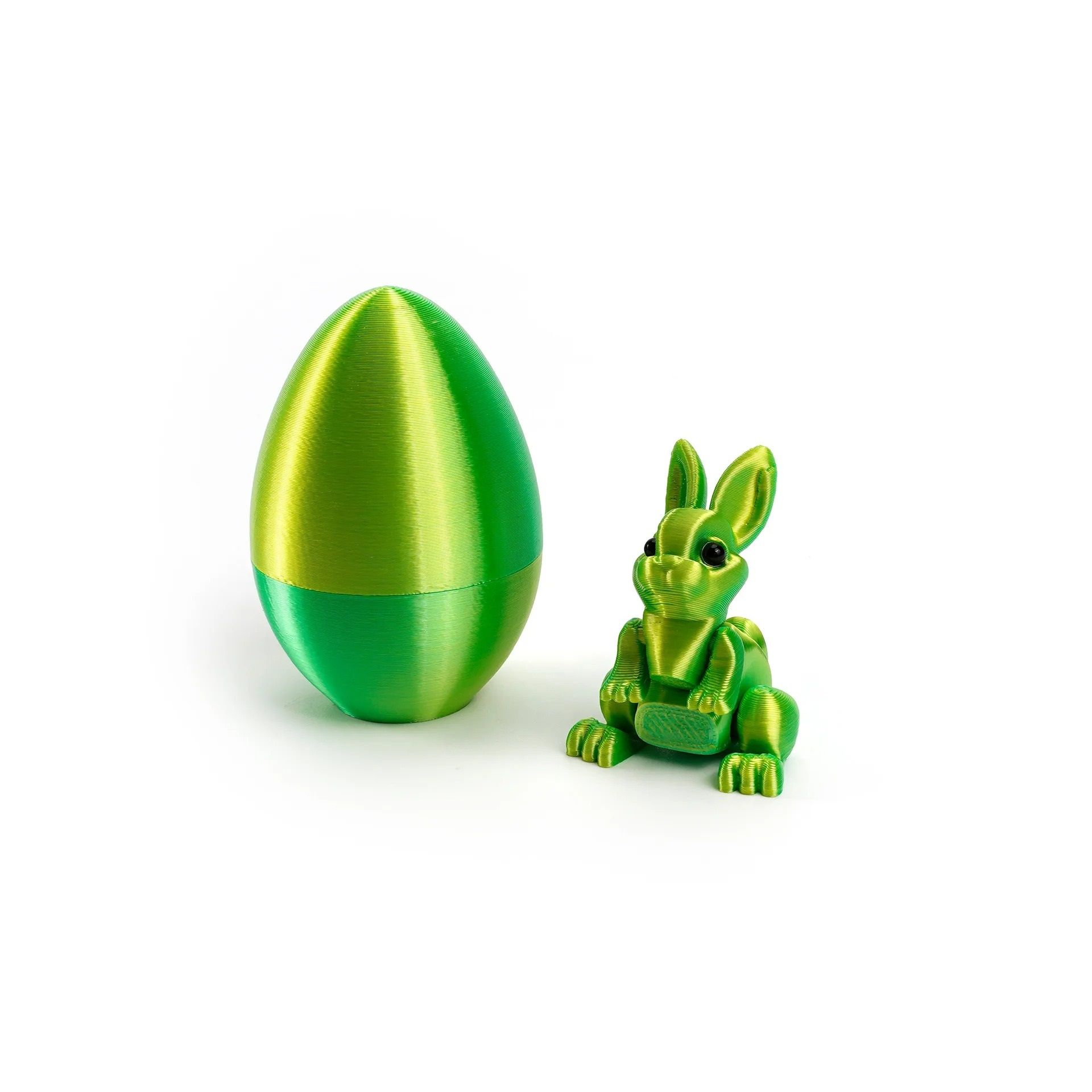Architectural 3D-Printed Easter Rabbit Figurine