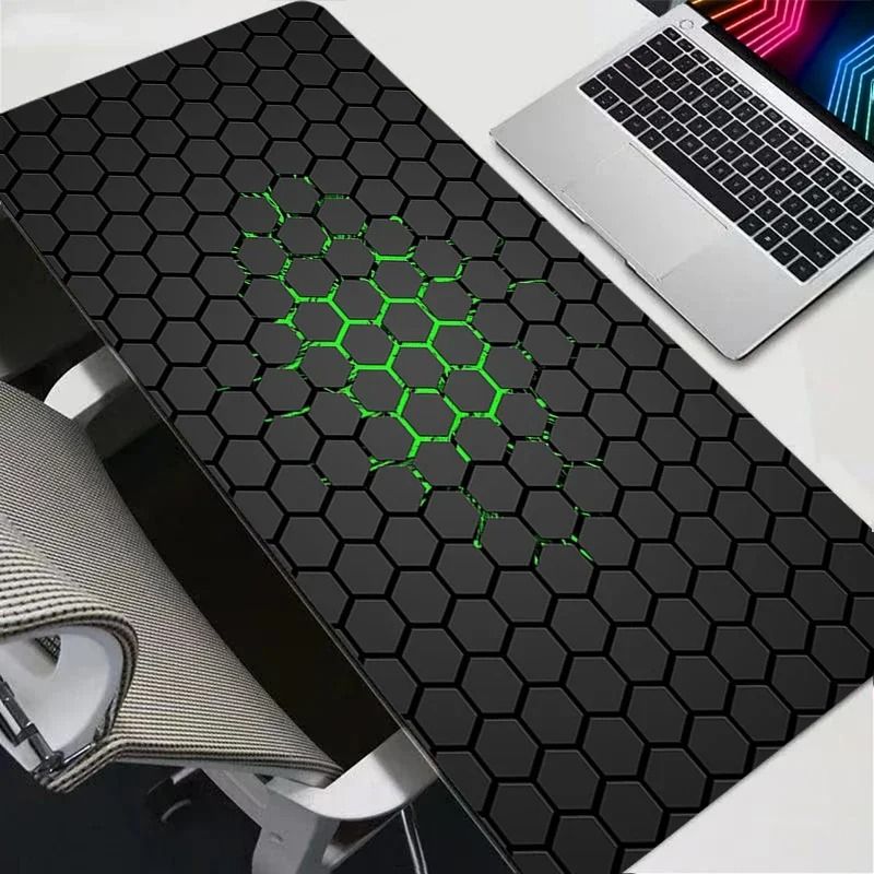 Hexagon Mousepad Computer Desk Mouse Pad Soft Office Keyboard Mat