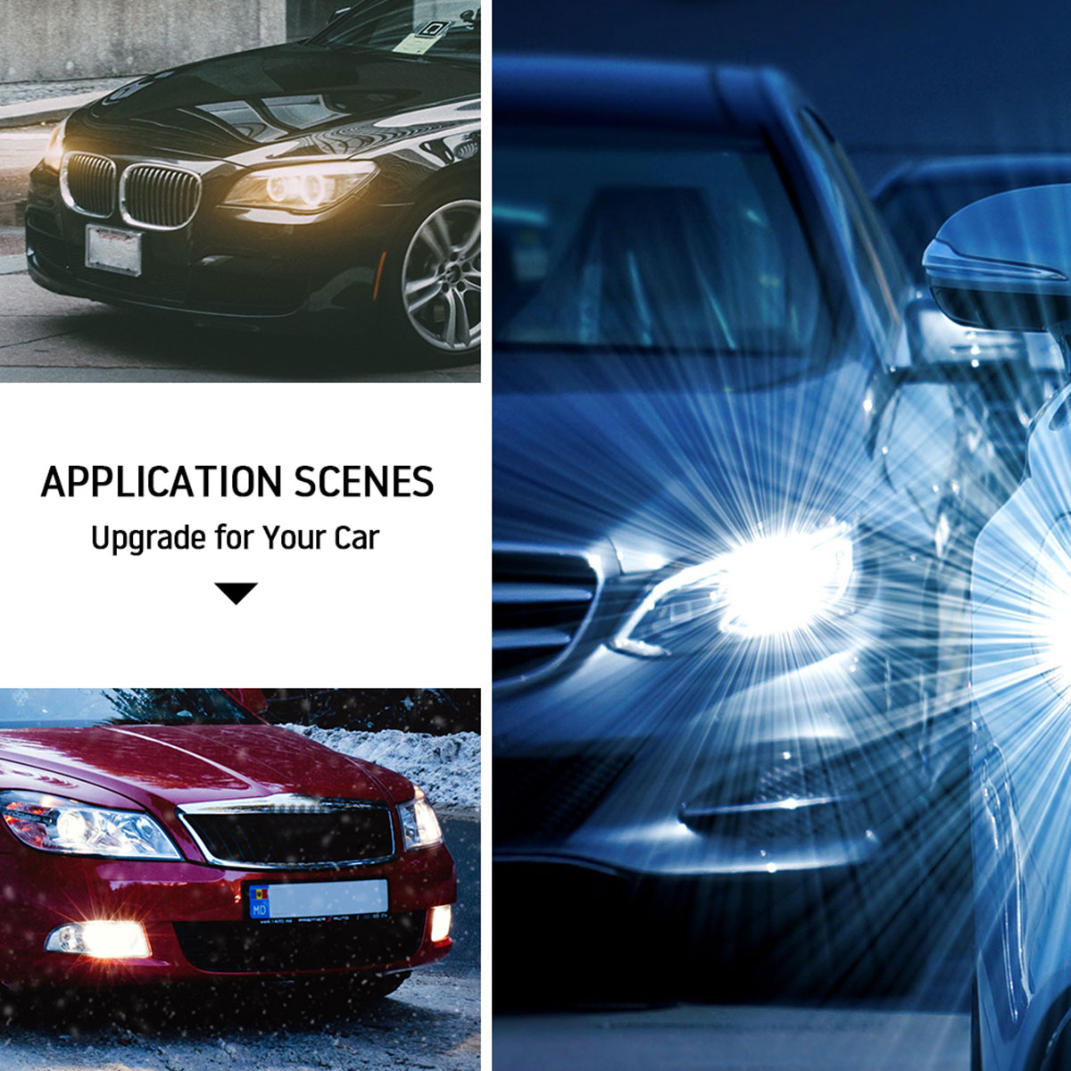 Car Fog Light Halogen Bulbs, Super Bright Car Headlight Bulbs, LED Bulbs Auto Parking Lamp Xenon Head lamp