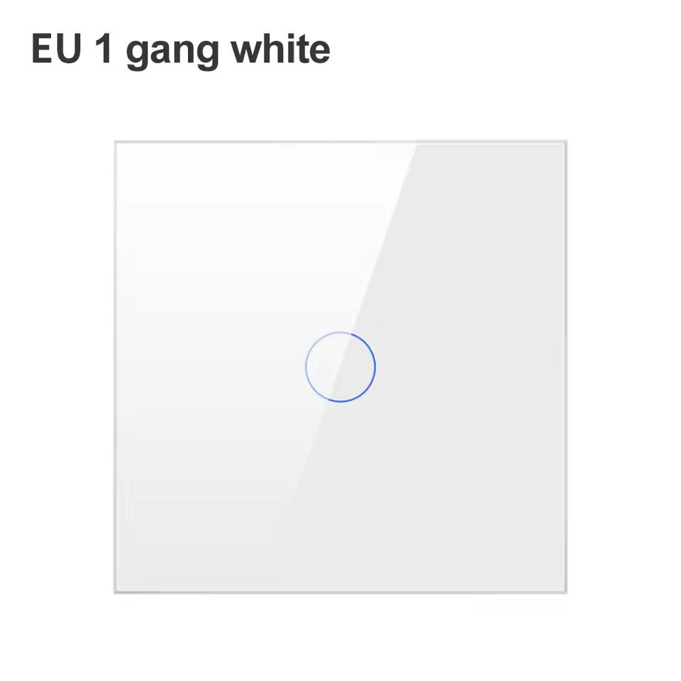 WiFi/Zigbee Smart Light Switch – Touch Control, No Neutral Wire Required, Compatible with Alexa & Google Home