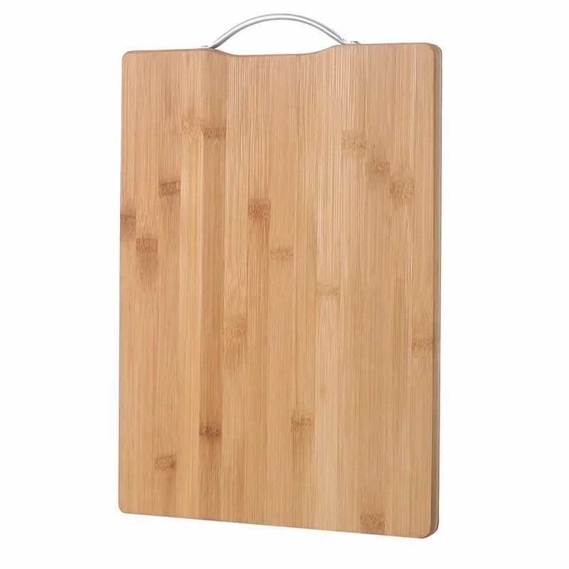 Natural Bamboo Cutting Board Large Double Sided Solid Wood Board