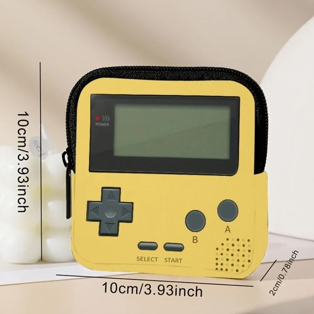 Cat Print Mini Coin Purse – Waterproof Artificial Leather Earphone & Card Bag