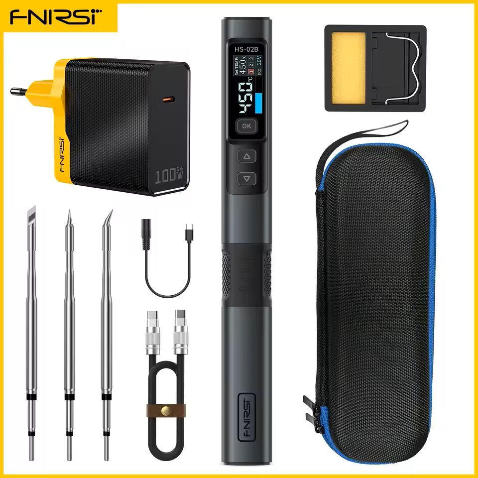 Smart Soldering Station 100W Adjustable Electric Iron Kit with Temperature Control