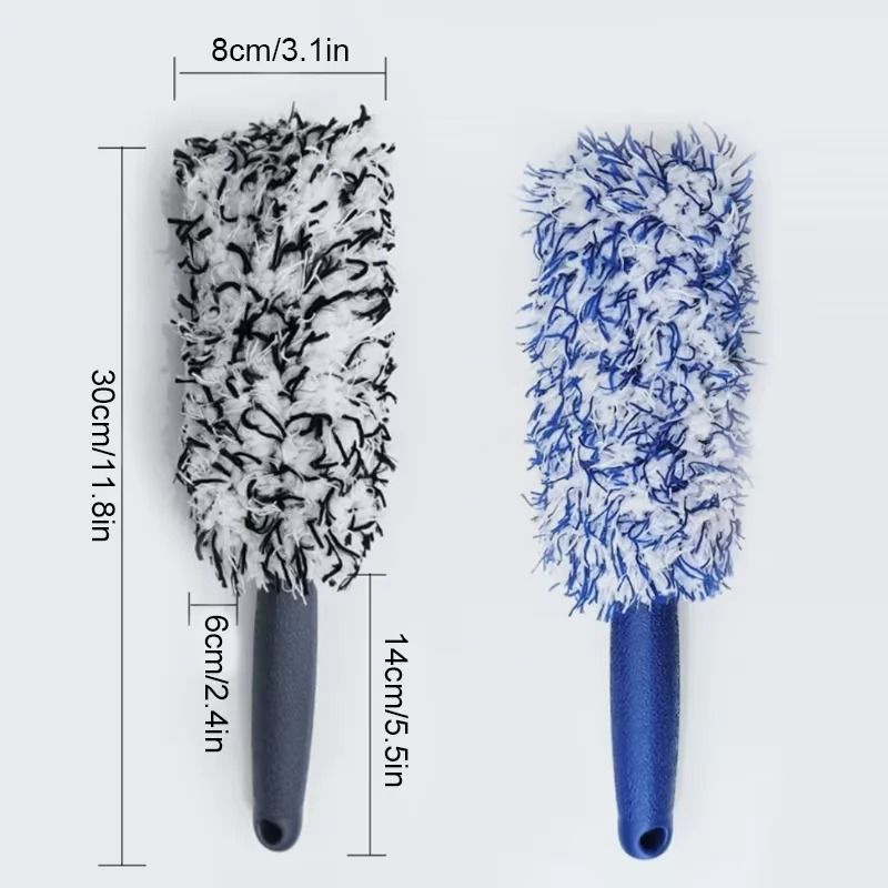 Plush Car Wheel & Rim Cleaning Brush