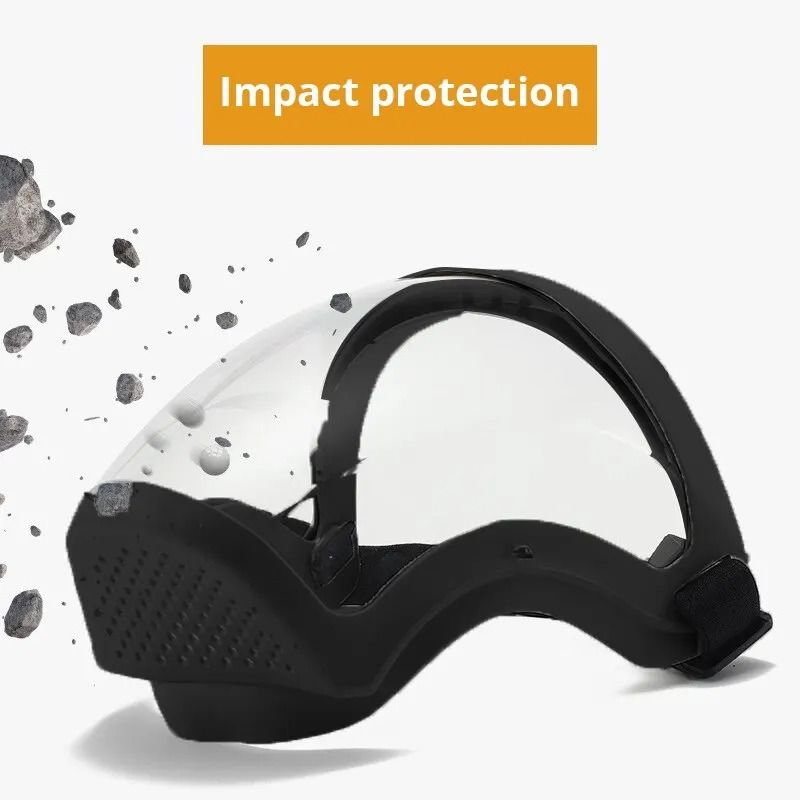 HD Transparent Safety Face Shield – Full Protection Anti-Fog & Anti-Splash Mask