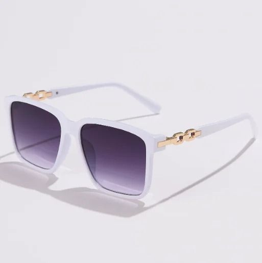 Womens Square Fashion Sunglasses with UV400 Protection