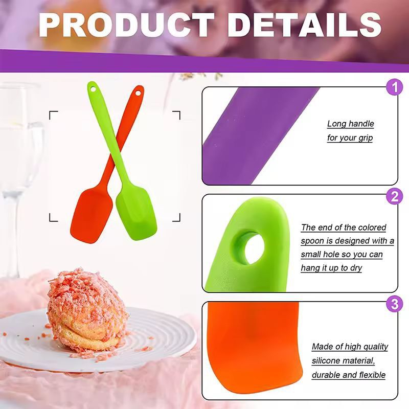 Everyday Pro 28 cm Silicone Spoon-Spatula - Heat-Resistant Nonstick Baking & Cooking Tool