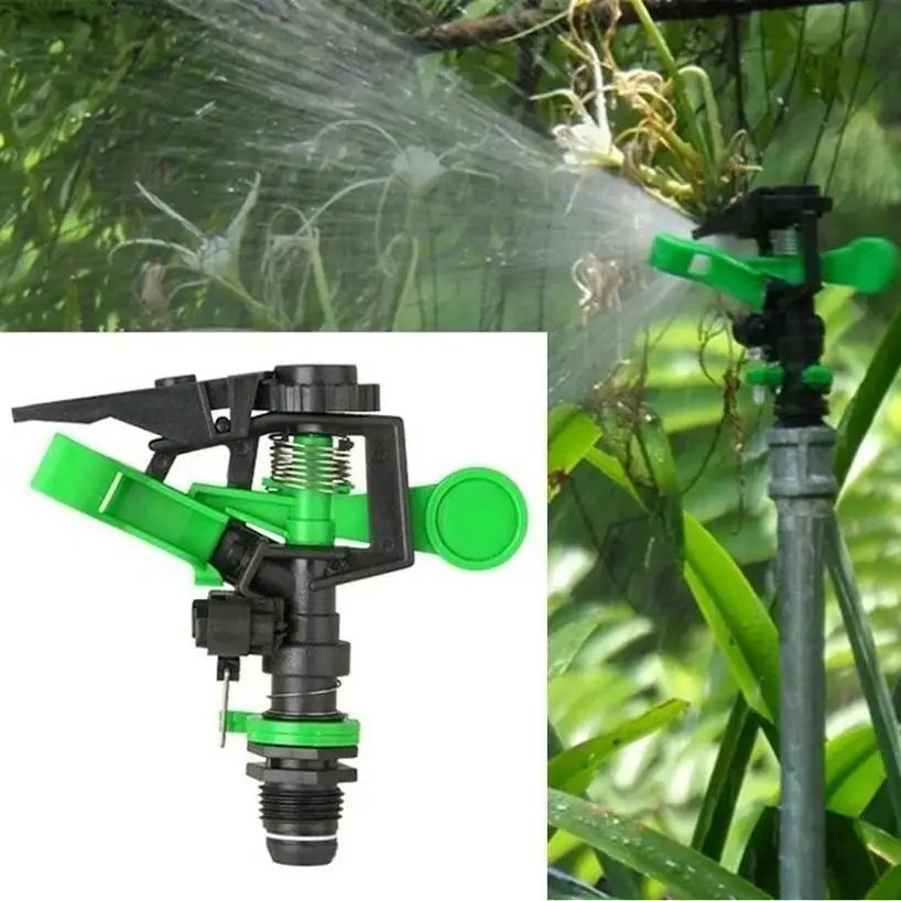 AquaSpin 360° Adjustable Lawn Sprinkler Nozzle – Rotating Garden Irrigation Spray Head