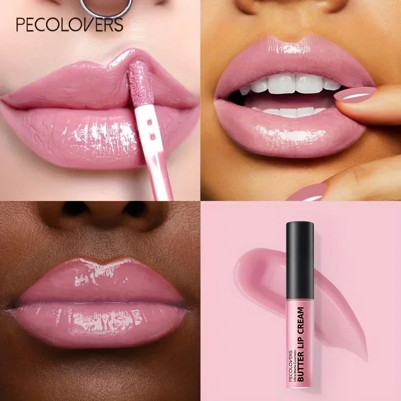 HydraGlow Butter Nude Lip Gloss – Long-Lasting Hydrating Non-Sticky Lip Makeup