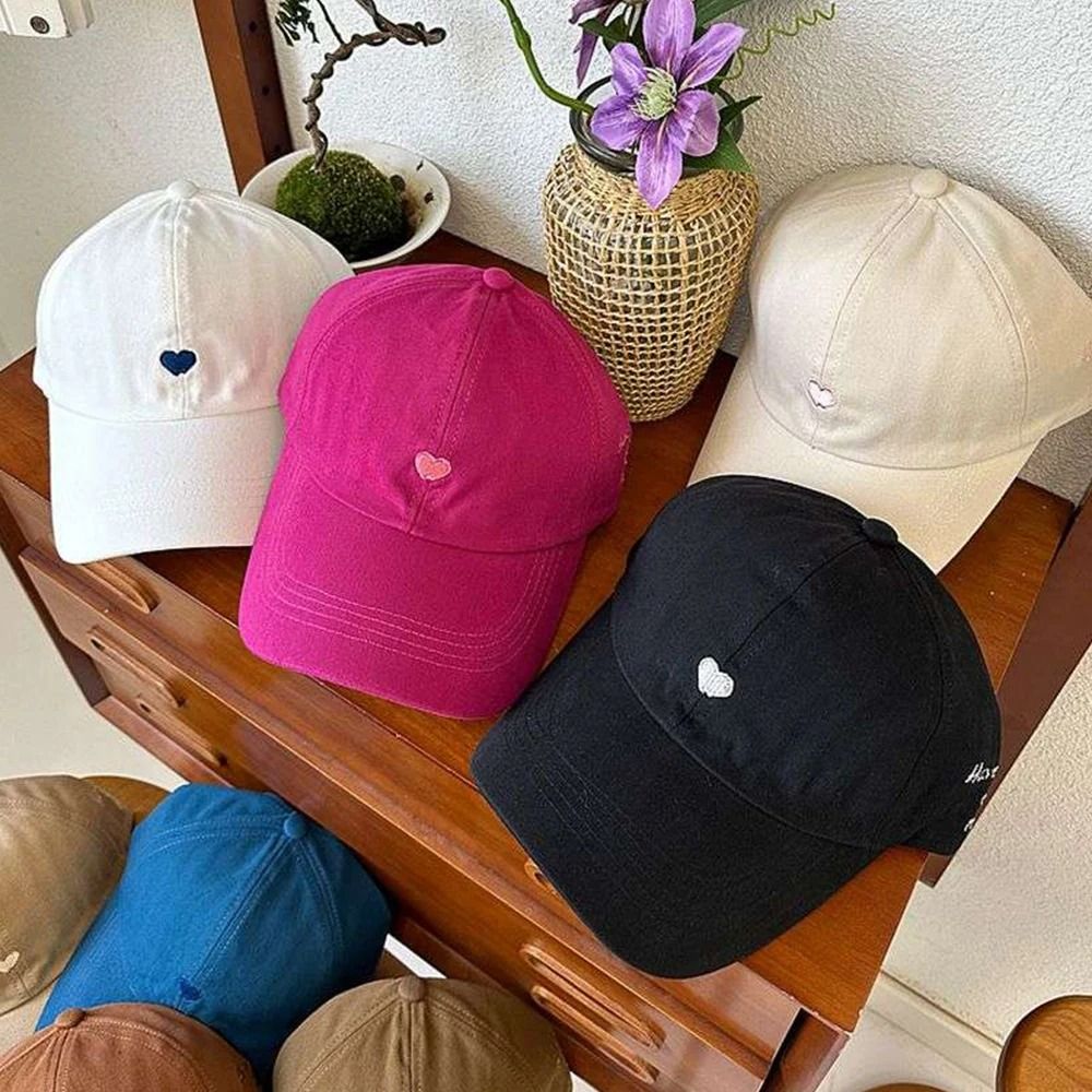 Kids Heart Design Summer Baseball Cap Empty Top Sun Hat