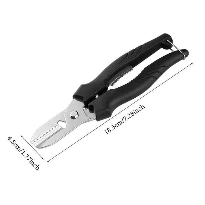 Multipurpose Chestnut Scissors and Peeler Stainless Steel Nut Shell Opener
