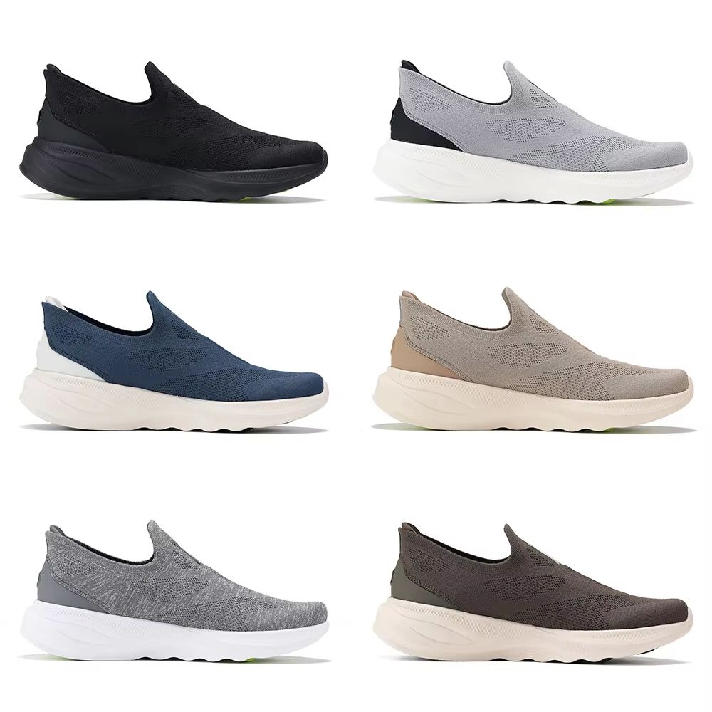 Li-Ning SOFT GO 2 Knit Slip-On Walking Shoes – Lightweight Cushion Sneakers for Men