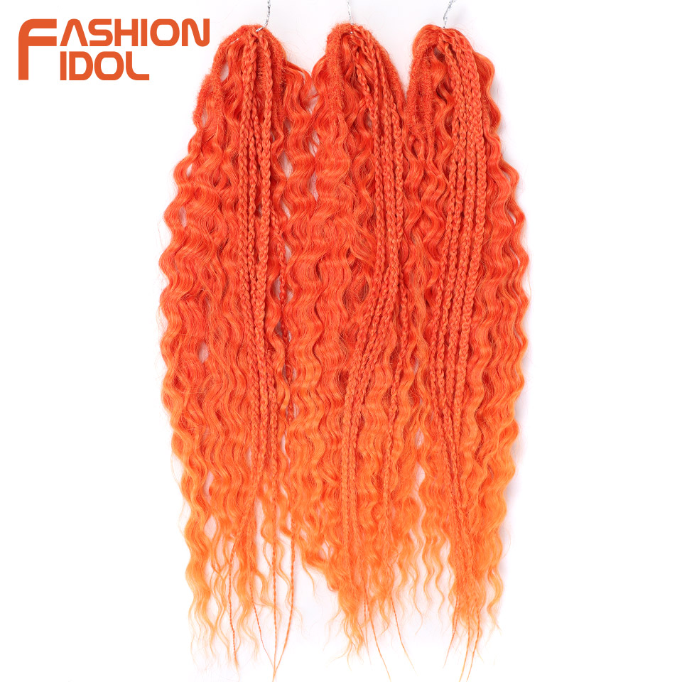 Ariel Hair Water Wave Crochet Braids, Synthetic Twist Curly Hair Ombre Blonde Brown Deep Wave Braiding Hair Extensions