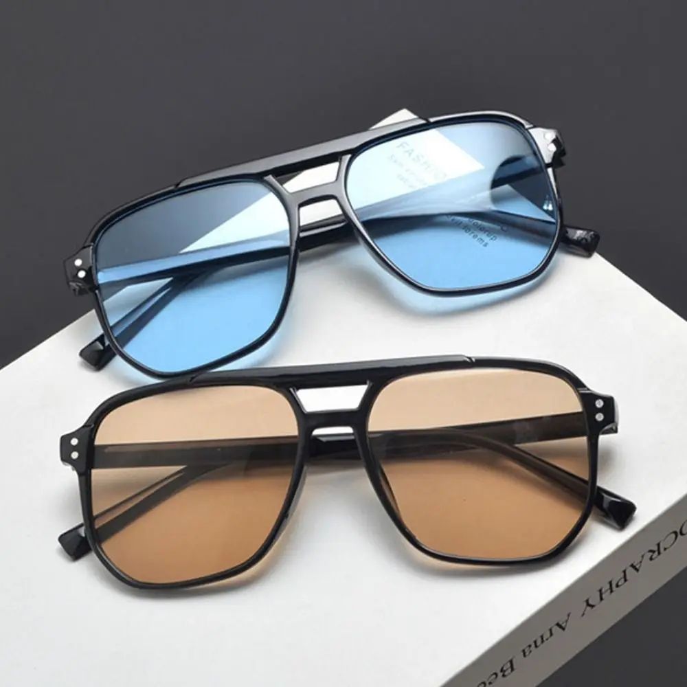 UV400 Square Frame Sunglasses – Retro Punk Black Shades for Men & Women