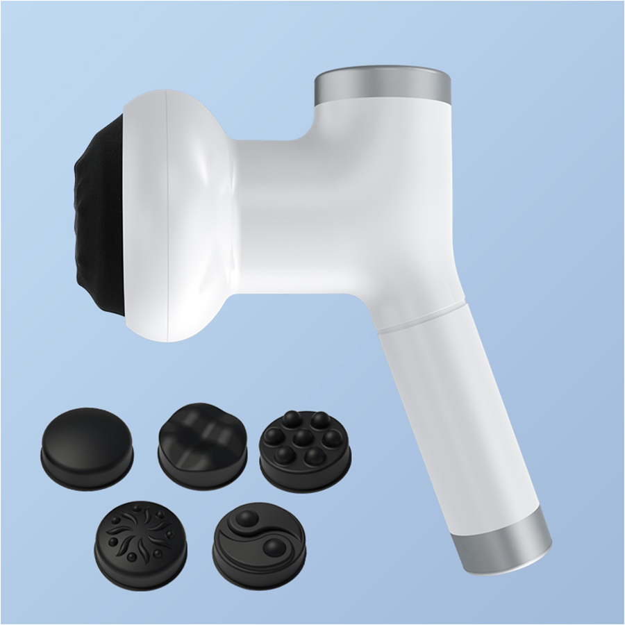 Fat Pushing Device, USB Body Massager, 5 Interchangeable Massage Heads, 8 Levels of Strength