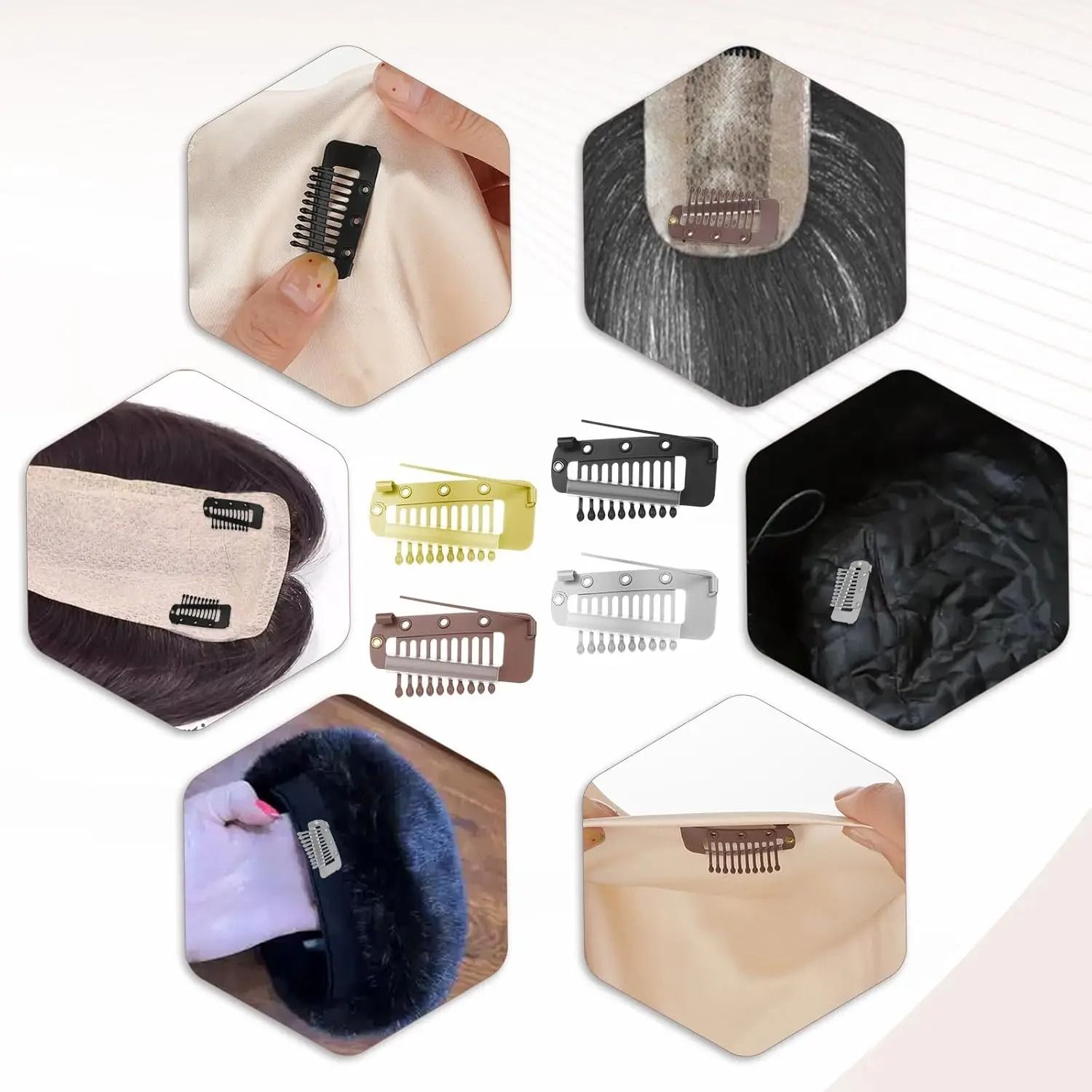 Clip In Hair Extension Wig Clips Pack Options Available