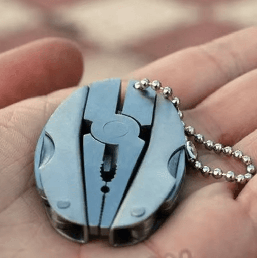 Portable Stainless Steel Multi Tool Pliers Keychain Compact EDC Outdoor Survival Multitoo