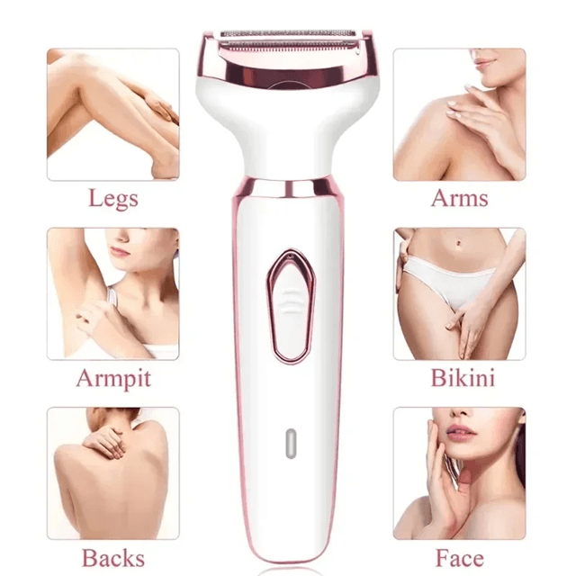 4 in 1 Electric Epilator and Hair Removal Trimmer for Face and Body