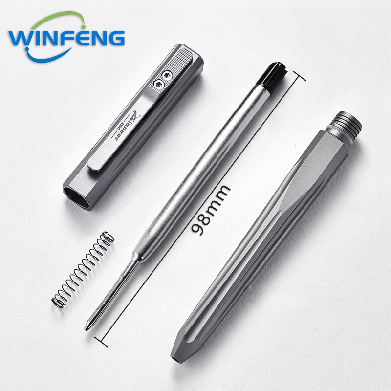 Titanium Alloy Tactical Pen & Emergency Glass Breaker Tool