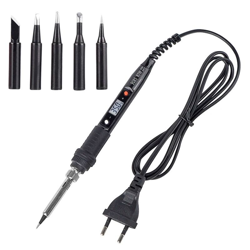 Digital Adjustable Temperature Soldering Iron with LCD Display