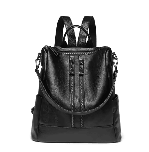 Womens Soft Leather Backpack Korean Style Trendy Casual Multifunctional Bag 2025 Edition