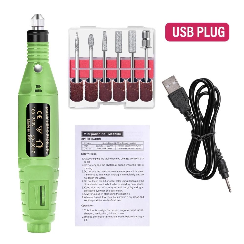 Electric Nail Drill & Sander Set