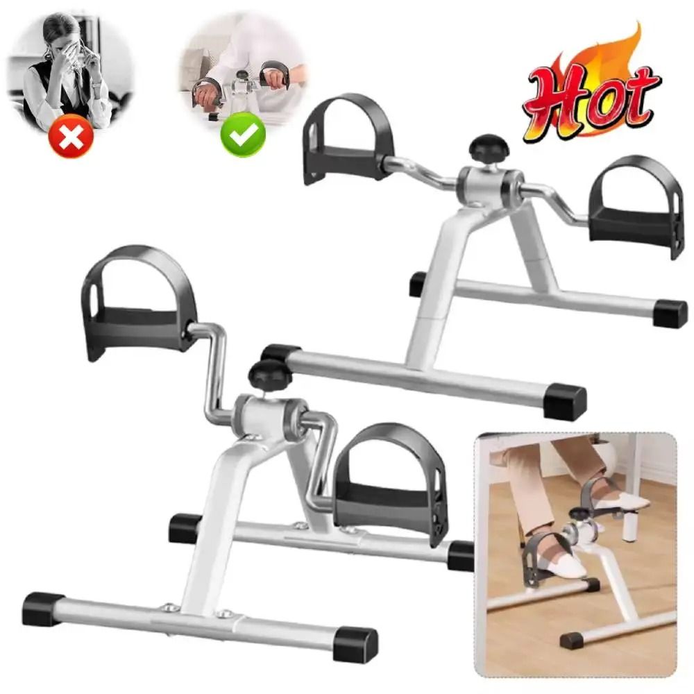 Mini Under Desk Pedal Exerciser Compact Exercise Bike for Home and Rehabilitation