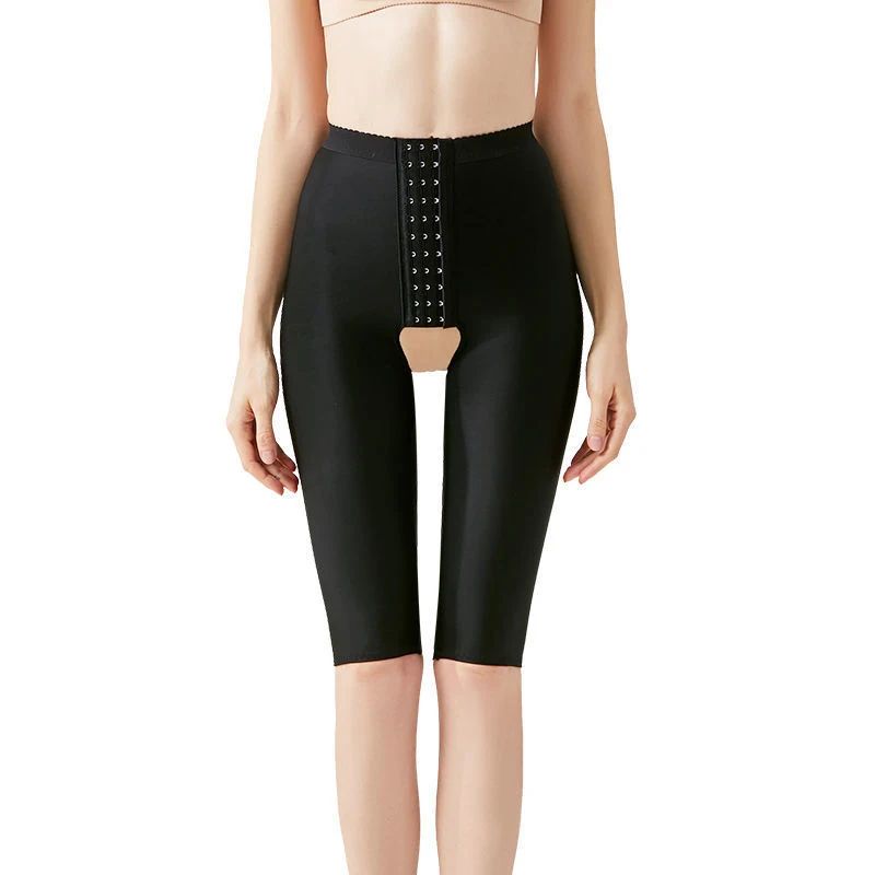Womens Post-Liposuction Compression Shapewear – Thigh & Belly Control Recovery Pants Medical Body Shaper
