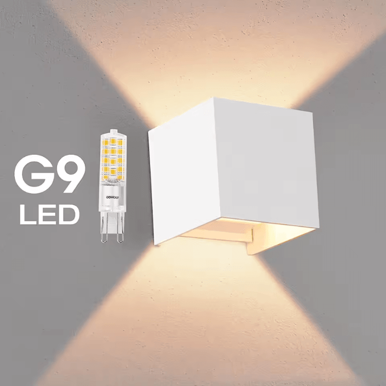 Modern G9 Waterproof Outdoor LED Wall Lamp – Aluminum Porch & Garden Light
