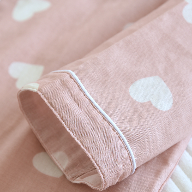 Women's Cotton Long Sleeve Pants Pajama Set, New Spring and Autumn Two Piece, Love Lovely Sweet Home Furnishing Set