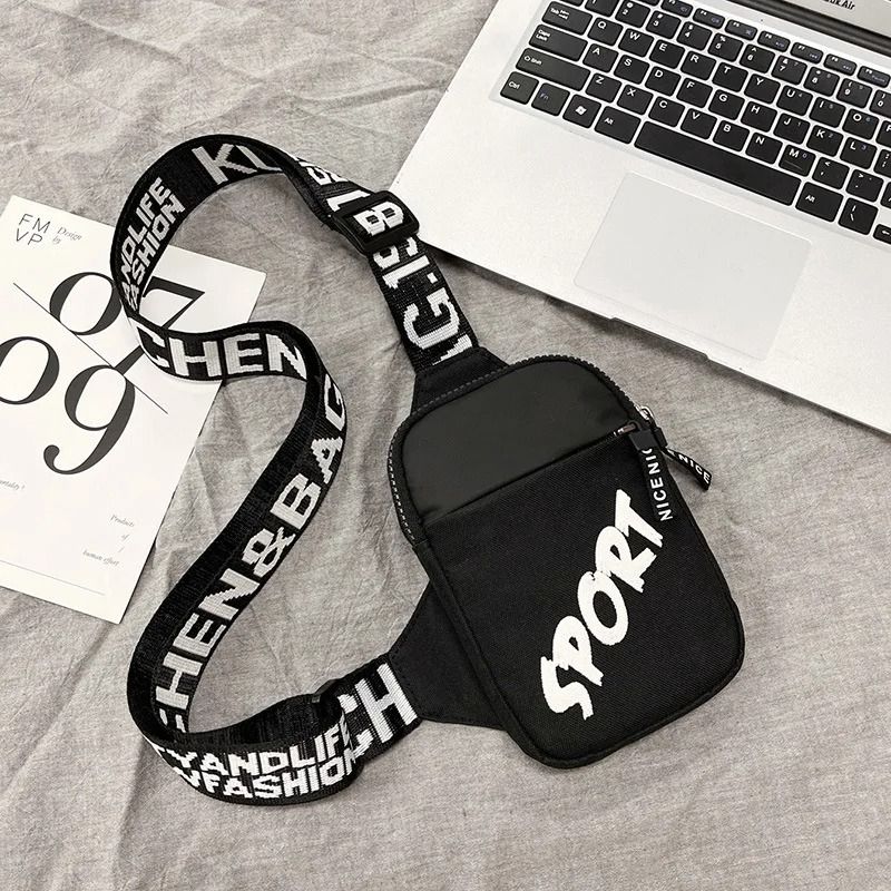 Waterproof Nylon Mini Crossbody Bag Small Sling Shoulder Bag For Men