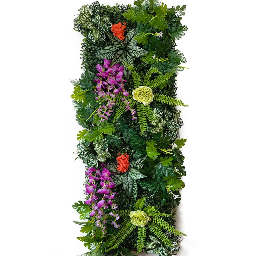 Artificial Grass Wall Panel Greenery Backdrop Decorative Plant Wall