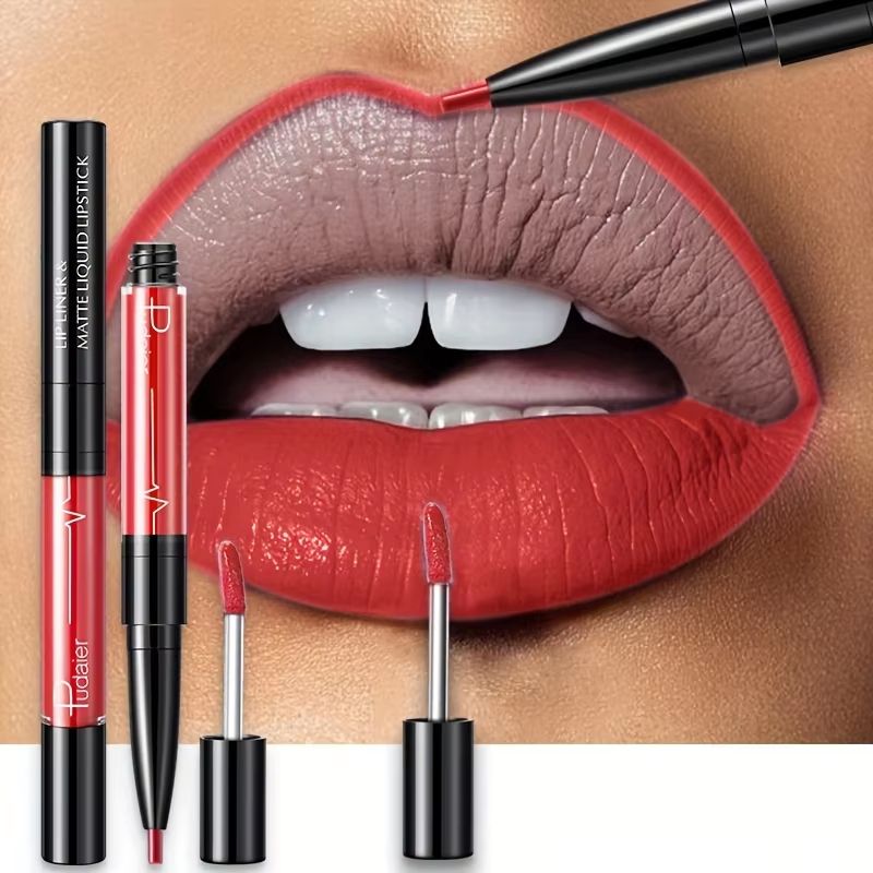 Ultra-Precise Waterproof High Pigment Lip Liner - Smooth, Sweatproof, Long-Lasting Lip Contour Pencil