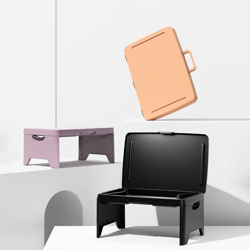 Portable Foldable Laptop Desk with Storage Handle