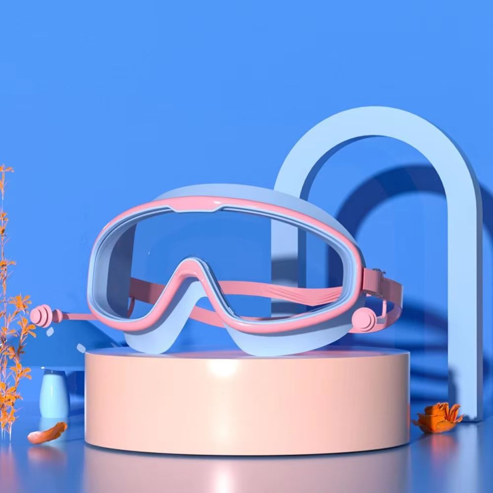 Kids Anti-Fog No-Leak Swim Goggles Clear Pool and Beach Eyewear Ages 3-15