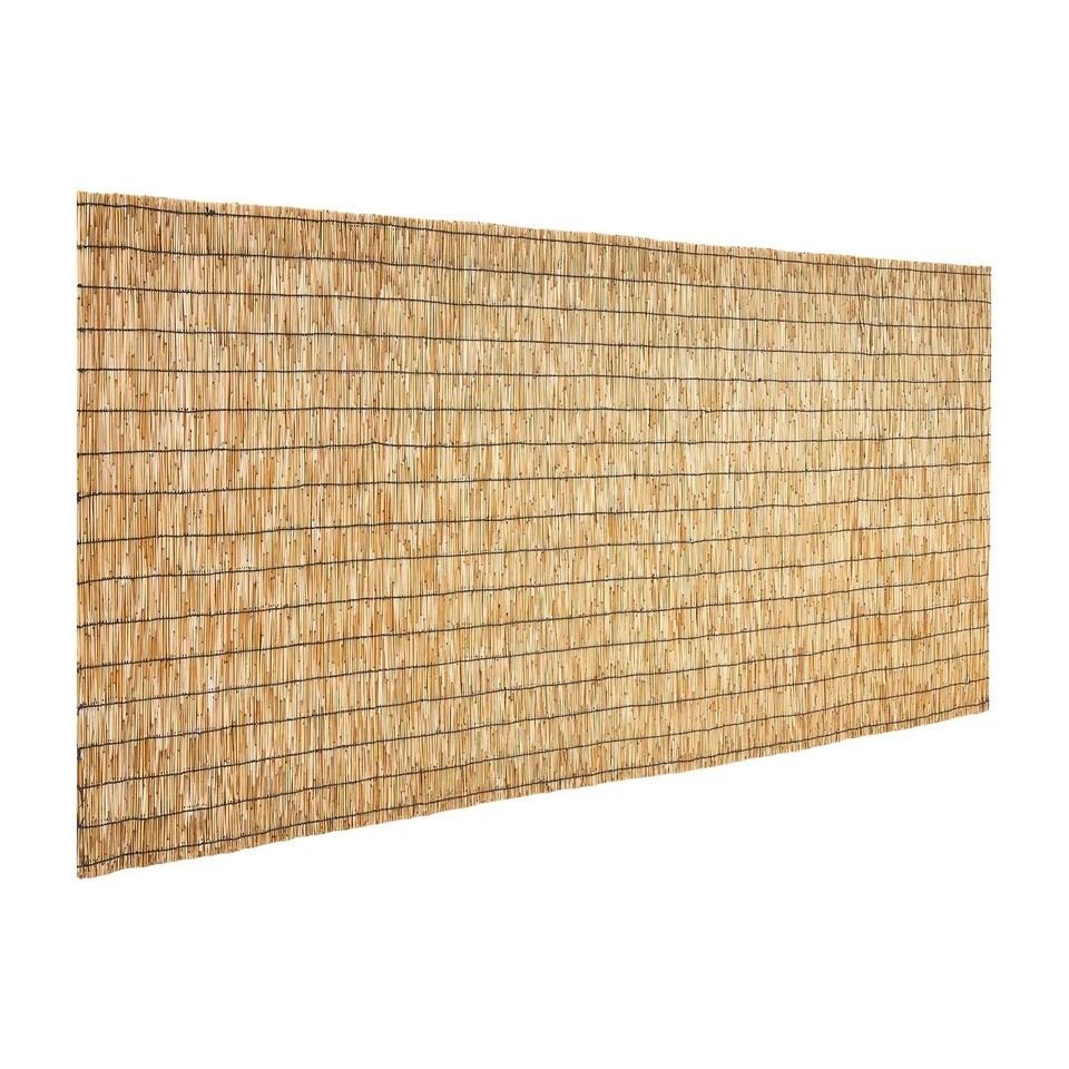 Natural Reed Fence Panel Privacy Screen Roll Outdoor Garden Fence for Privacy and Decor
