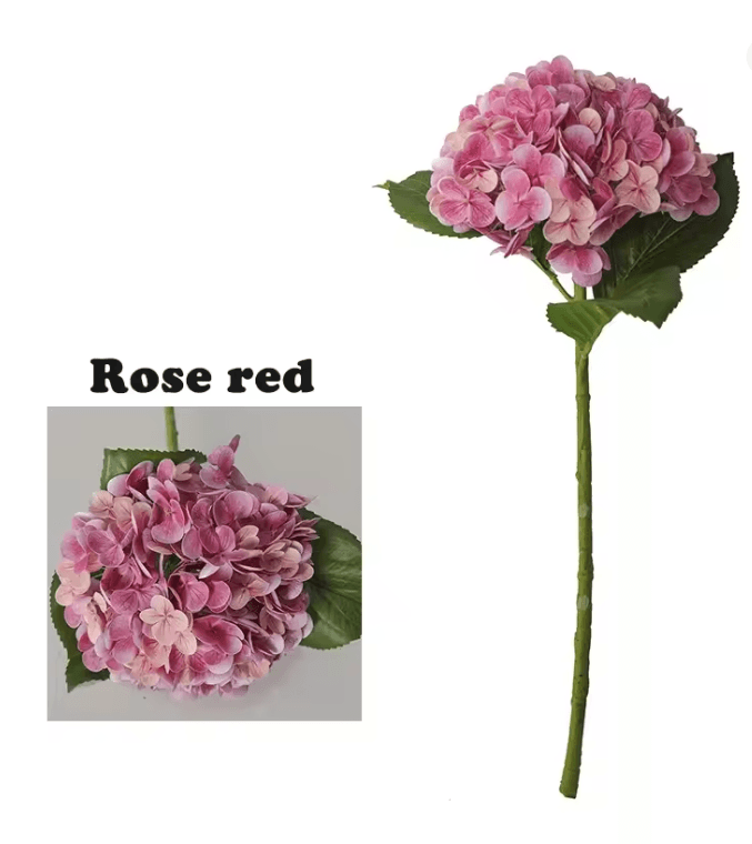 BloomLuxe Real Touch Hydrangea Artificial Flowers