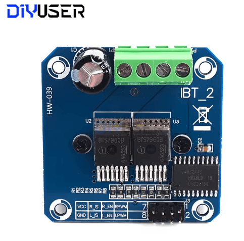 BTS7960 43A High Power H-Bridge Motor Driver Module for DC Motors and Peltier TEC