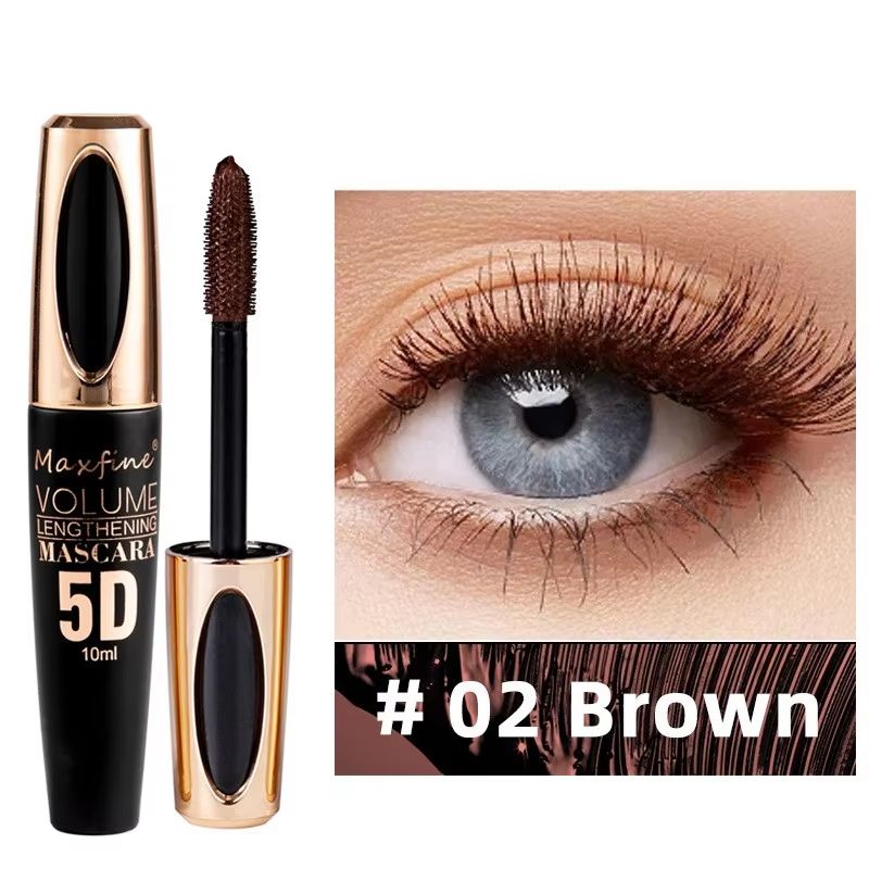 5D Silk Mascara Black Waterproof Lengthening Lash Enhancer