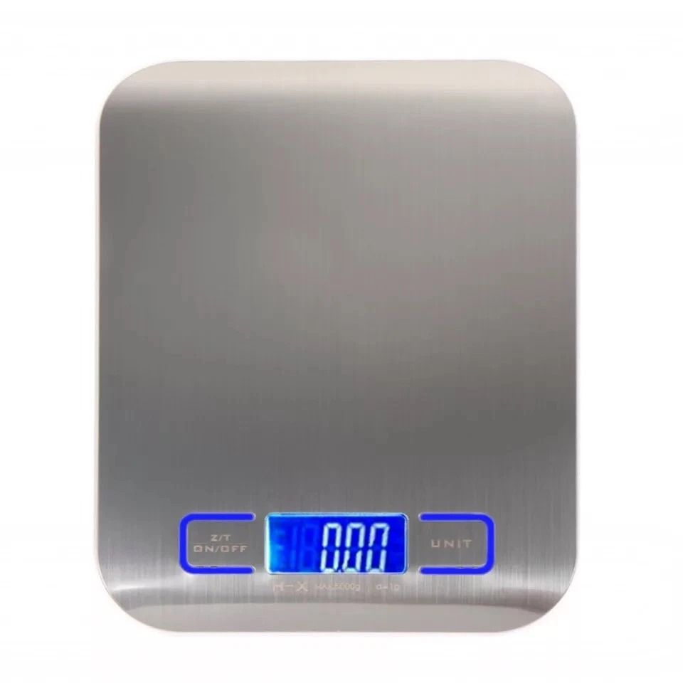 Digital Electronic Kitchen Food Postal Scale with Precision, Stainless Steel, Auto Zero & LCD Display