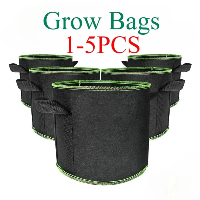 Fabric Grow Bags with Handles for Vegetables Flowers and Plants