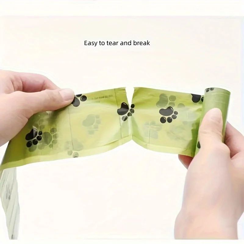 Bulk Paw-Print Leak Proof Dog Poop Bags - 540 Pack Pet Waste Bag Refill Rolls